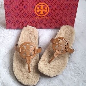 Tory Burch Miller Sandels Sherpa